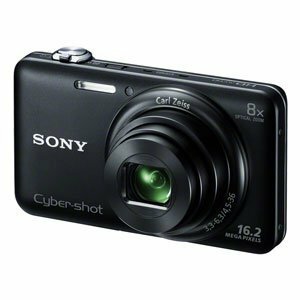 【中古】SONY デジタルカメラ Cyber-shot WX60 1620万画素 光学8倍 ブラック DSC-WX60-B