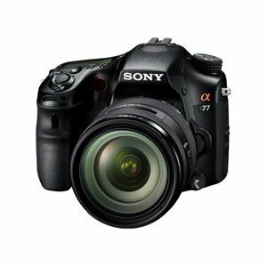 【中古】ソニー SONY ミラーレス一眼 α77 ズームレンズキット DT 16-50mm F2.8 SSM付属 SLT-A77VQ