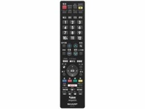 【中古】シャープ[SHARP]　シャープ液晶テレビ用リモコン＜ブラック系＞ 【0106380507】