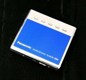 【中古】Panasonic　パナソニック　SJ-MJ55-A ブルー　ポータブルMDプレーヤー　MDLP対応　（MD再生専用機/MDウォークマン）