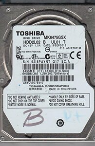 【中古】MK6475GSX A0/GT001M HDD2L02 B UL01 T 東芝 640GB SATA 2.5 ハードドライブ