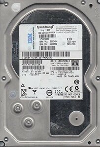 【中古】hua723020ala640、PN 0?F15126、MLC mrk910、IBM 2tb SATA 3.5ハードドライブ