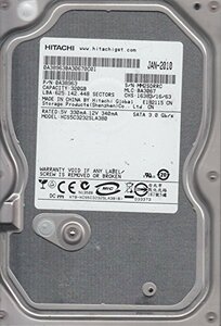 【中古】HCS5C3232SLA380%カンマ% PN 0A38963%カンマ% MLC BA3067%カンマ% Hitachi 320GB SATA 3.5 Hard Drive [並行輸入品]