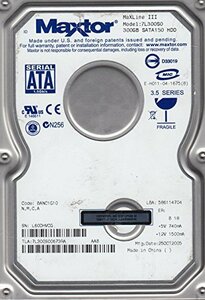 【中古】Maxtor MaXLine III 7L300S0 300GB 7200RPM 16MB Cache SATA 1.5Gb/s 3.5インチ ハードディスク