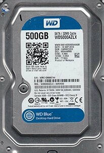 【中古】Western Digitalブルーwd5000azlx 500?GB 7200?RPM SATA 3.5インチハードドライブ