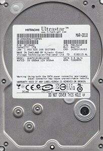 【中古】hua721010kla330、PN 0?F10402、MLC ba2772、Hitachi 1tb SATA 3.5ハードドライブ