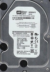 【中古】wd5002abys-01b1b0、DCM hhnnht2mab、Westernデジタル500?GB SATA 3.5ハードドライブ