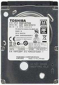 【中古】TOSHIBA MQ01ACF032 320GB 7mm厚 S-ATA [並行輸入品]