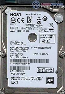 【中古】HGST CinemaStar c5?K1000?hcc541010?a9e680?1?TB 2.5?& # 34?;内蔵ハードドライブ???SATA???5400?rpm???8?MBバッファ???0j26243