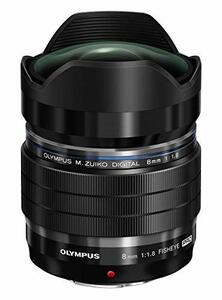 【中古】OLYMPUS マイクロフォーサーズ用フィッシュアイレンズ M.ZUIKO DIGITAL ED 8mm F1.8 Fisheye PRO EF-M0818PROBLK