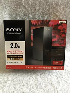 【中古】SONY USB3.0対応 3.5インチ 据え置き型外付けハードディスク（2TB） HD-D2 BE