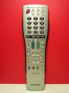 【中古】シャープ テレビリモコン GA511WJSA