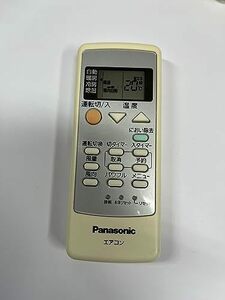 【中古】Panasoic エアコンリモコン A75C3286