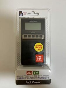 【中古】OHM 録音機能付ラジオ RAD-F830Z-K