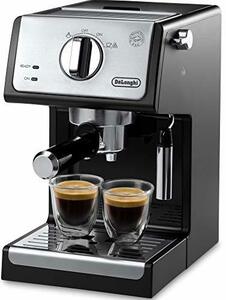 【中古】デロンギ(DeLonghi) アクティブ エスプレッソ・カプチーノメーカー ECP3220J-BK インテンスブラック