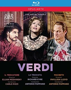 【中古】Verdi: Il Trovatore / La Traviata / Macbeth [Blu-ray]