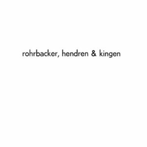 【中古】Rohrbacker%カンマ% Hendren & Kingen (韓国盤%カンマ% 紙ジャケット仕様)