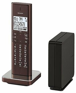 【中古】シャープ 電話機 コードレス 迷惑電話機拒否機能 ブラウン系 JD-XF1CL-T