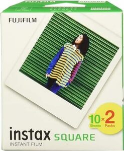 【中古】FUJIFILM スクエアフォーマットフィルム instax SQUARE INSTAX SQUARE WW 2