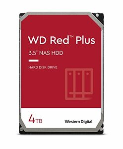 【中古】WD HDD 内蔵ハードディスク 3.5インチ 4TB WD Red WD40EFRX SATA3.0 5400rpm 64MB 3