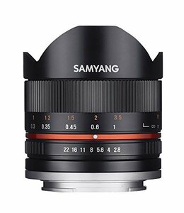 【中古】Samyang 8mm F2.8 UMC Fisheye II (ブラック) レンズ Sony Eマウント (NEX) カメラ用 (SY8MBK28-E)