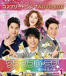 【中古】ワンダフル・ラブ~愛の改造計画~ BOX1 (コンプリート・シンプルDVD-BOX5%カンマ%000円シリーズ)(期間限定生産)