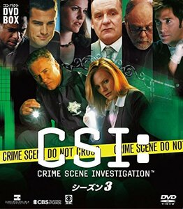 【中古】ＣＳＩ：科学捜査班　コンパクト　ＤＶＤ‐ＢＯＸ　シーズン3 [DVD]