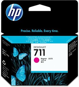 【中古】日本HP HP711インクカートリッジマゼンタ29ml CZ131A