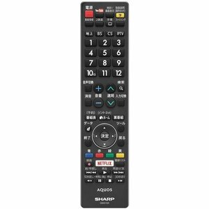 【中古】SHARP(シャープ) 液晶テレビ用 リモコン 0106380524