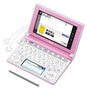 【中古】カシオ計算機 電子辞書 EX-word XD-D3850 (130コンテンツ/中学生モデル/ライトピンク) XD-D3850PK