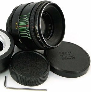 【中古】HELIOS 44-2 58mm F2 ロシアレンズ Eマウント Sony NEX F3 5 5N 5R 5T 6 A 7 7R 7S II (Eマウントカメラ用)