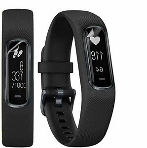 【中古】VacFun 【4枚】 Garmin vivosmart4 用 保護 フィルム 気泡無し 0.15mm 液晶保護 フィルム プロテクター （非 ガラスフィルム 強化