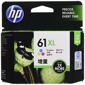 【中古】HP 61XL インクカートリッジ カラー( 増量 ・ カラー3色一体 ) CH564WA