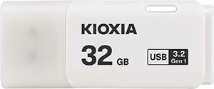 【中古】Kioxia U301 16Gb 32GB 64GB 128GB TransMemory USB3.2 Gen 1 フラッシュドライブ ポータブルデータディスク USBスティックホワイ