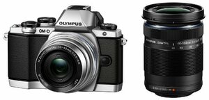 【中古】OLYMPUS OM-D E-M10 ダブルズームキット シルバー ミラーレス一眼 OM-D E-M10 DZKIT SLV