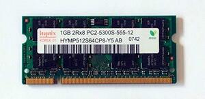 【中古】HYMP512S64CP8-Y5-AB Hynix 1GB Ddr2 667mhz Pc2-5300 200ピン Cl-5 Non-Ec