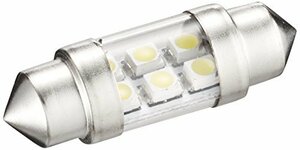 【中古】6連 LEDルームランプホワイト4個 T10X31mm SMD