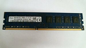 【中古】SK hynix PC3-12800U (DDR3-1600) 8GB 240ピン DIMM デスクトップパソコン用メモリ 型番：HMT41GU6MFR8C-PB 動作品