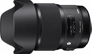 【中古】SIGMA 単焦点広角レンズ Art 20mm F1.4 DG HSM ニコン用 フルサイズ対応