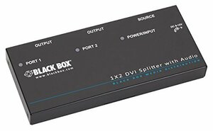 【中古】Black Box DVI-Dスプリッター オーディオとHDCP付き 1×2