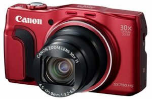 【中古】Canon デジタルカメラ Power Shot SX700 HS レッド 光学30倍ズーム PSSX700HS(RE)