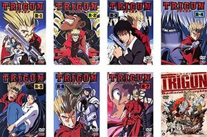 【中古】トライガン TV版 + 劇場版 トライガン TRIGUN Badlands Rumble [レンタル落ち] 全8巻セット [マーケットプレイスDVDセット商品]