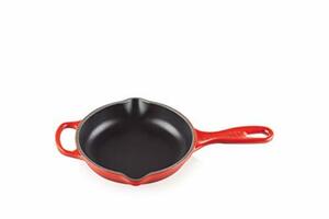 【中古】Le Creuset Signature Iron Handle Skillet 6?1?/ 3?” 6 1/3” レッド LS2024-1667