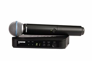 【中古】SHURE ワイヤレスマイク BLX ハンドヘルド型 ワイヤレスシステム BETA58 ハンドヘルドマイク付属 BLX24J-B58JB 【国内正規品】