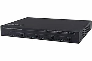 【中古】Monoprice Blackbird 4?K 4?x 4?HDMIマトリックス、18?Gbps、yuv4?: 4?: 4、HDCP 2.2