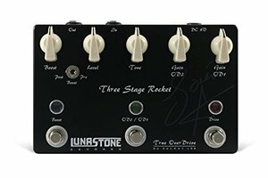 【中古】Lunastone Three Stage Rocket オーバードライブ＆ブースターペダル