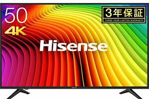 【中古】ハイセンス Hisense 50V型 4K対応液晶テレビ -外付けHDD録画対応(裏番組録画)/メーカー3- 50A6100