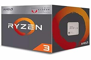 【中古】AMD Ryzen 3 2200g クアッドコア (4コア) 3.50 Ghz プロセッサー - Socket Am4 - 小売パック - 2 Mb - 4 Mb Ca