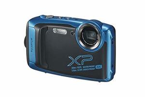 【中古】FUJIFILM 防水カメラ XP140 スカイブルー FX-XP140SB