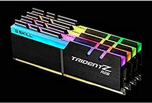 【中古】G.skill DDR4 Trident Z RGB F4-2666C18Q-32GTZR (DDR4-2666 8GBx4)